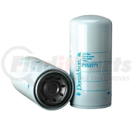 P553771 by DONALDSON - Engine Oil Filter - 7.87 in., Full-Flow Type, Spin-On Style, Cellulose Media Type, with Bypass Valve