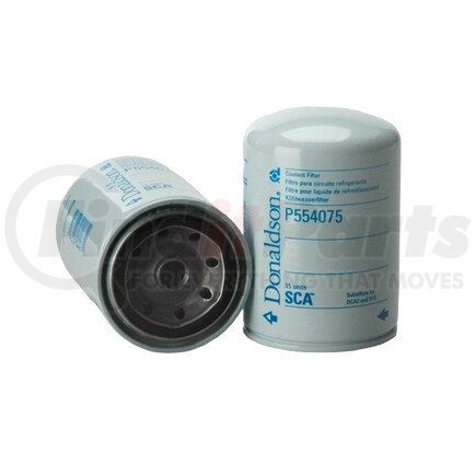 P554075 by DONALDSON - Engine Coolant Filter - 5.35 in., 11/16-16 UN thread size, Spin-On Style Cellulose Media Type, Cummins 3318318