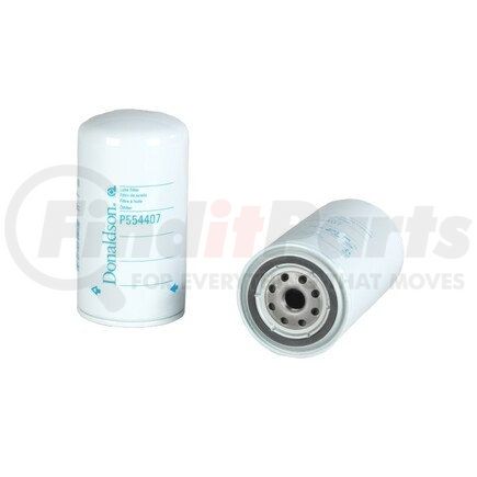 P554407 by DONALDSON - Engine Oil Filter - 6.85 in., Full-Flow Type, Spin-On Style, Cellulose Media Type, with Bypass Valve