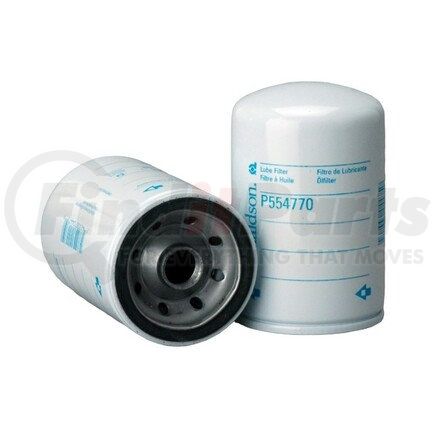 P554770 by DONALDSON - Engine Oil Filter - 4.72 in., Full-Flow Type, Spin-On Style, Cellulose Media Type, with Bypass Valve