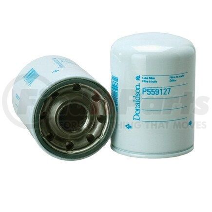 P559127 by DONALDSON - Engine Oil Filter - 5.79 in., Full-Flow Type, Spin-On Style, Cellulose Media Type