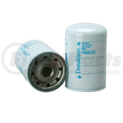 P559129 by DONALDSON - Engine Oil Filter - 6.61 in., Full-Flow Type, Spin-On Style, Cellulose Media Type