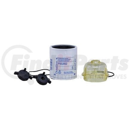 P559852 by DONALDSON - Fuel Filter Kit - Water Separator Type, Spin-On with Bowl Thread