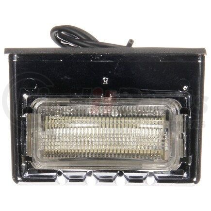 15056 by TRUCK-LITE - 15 Series License Plate Light - LED, 3 Diode, Rectangular, Chrome Bracket Mount, 24V
