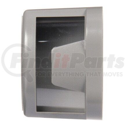 26380 by TRUCK-LITE - 26 Series License Plate Light Bracket - For Square Shape Lights, Gray Polycarbonate, Hood