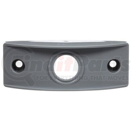 33711 by TRUCK-LITE - 33 Series Marker Light Mounting Bracket - For 33 Series Round Shape Lights, 2 Screw Bracket Mount, Gray ABS