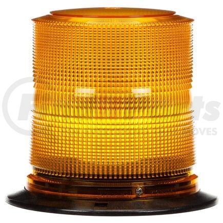 6859A by TRUCK-LITE - Signal-Stat, Gas Discharge, Beacon Light, Yellow, Permanent Mount, Hardwired, Stripped End