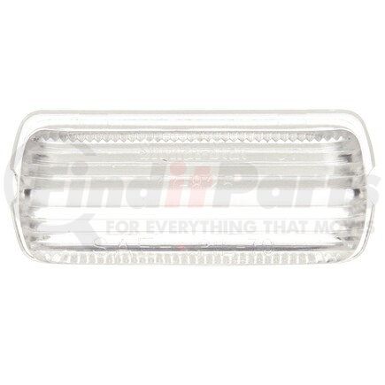 8946W by TRUCK-LITE - Signal-Stat, Oval, Clear, Acrylic, Replacement Lens for M/C Lights (1505W, 1506W), Snap-Fit