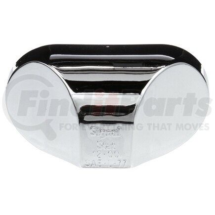 8952W by TRUCK-LITE - Signal-Stat, Chrome ABS, Lens Hood