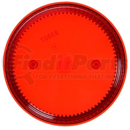 9375 by TRUCK-LITE - Replacement Lens - Signal-Stat, Round, Red, Polycarbonate, for Beacons, 2 Screw
