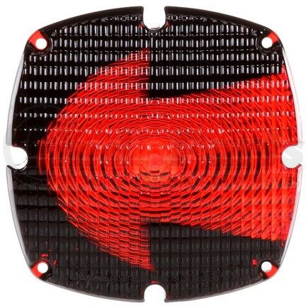 9384 by TRUCK-LITE - Replacement Lens - Signal-Stat, Arrow Lens, Square, Red, Acrylic, for Bus Lights (6501), 4 Screw