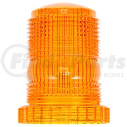 9719A by TRUCK-LITE - Signal-Stat Strobe Light Lens - Round, Yellow, Polycarbonate, Threaded Fit, For Strobes 92560, 92563