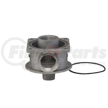P563973 by DONALDSON - Hydraulic Filter Head - 1 1/2 NPT Inlet/Outlet Size, with Bypass Valve