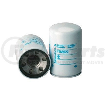 P566922 by DONALDSON - Hydraulic Filter - 5.78 in., Spin-On Style, Synthetic Media Type