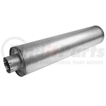 WA133M31165 by WORLD AMERICAN - Exhaust Muffler - Aluminized, 11 in. x 51 in. 5 in. Inlet/Outlet