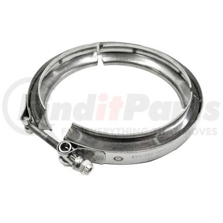 WA133VC0013 by WORLD AMERICAN - Exhaust Clamp - V-Clamp Style, 5-29/32 in. x 0.05 in. Thick