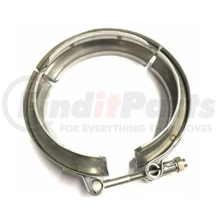 WA133VC0212 by WORLD AMERICAN - Exhaust Clamp - V-Clamp Style, 5-1/4" x 0.07" Thick