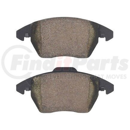 1000-1107M by MPA ELECTRICAL - Quality-Built Disc Brake Pad Set - Semi-Metallic