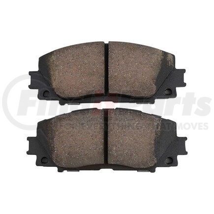 1000-1184M by MPA ELECTRICAL - Quality-Built Disc Brake Pad Set - Semi-Metallic