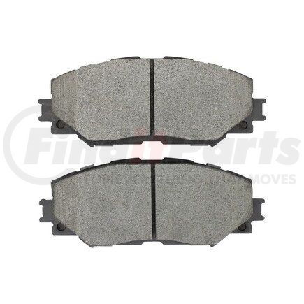 1000-1210M by MPA ELECTRICAL - Quality-Built Disc Brake Pad Set - Semi-Metallic