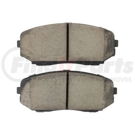 1000-1258M by MPA ELECTRICAL - Quality-Built Disc Brake Pad Set - Semi-Metallic