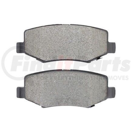 1000-1274M by MPA ELECTRICAL - Quality-Built Disc Brake Pad Set - Semi-Metallic