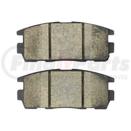 1000-1275M by MPA ELECTRICAL - Quality-Built Disc Brake Pad Set - Semi-Metallic