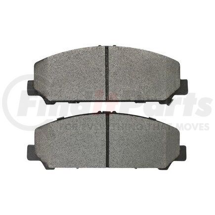 1000-1286M by MPA ELECTRICAL - Quality-Built Disc Brake Pad Set - Semi-Metallic