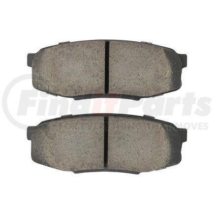 1000-1304M by MPA ELECTRICAL - Quality-Built Disc Brake Pad Set - Semi-Metallic