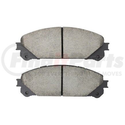 1000-1324M by MPA ELECTRICAL - Quality-Built Disc Brake Pad Set - Semi-Metallic