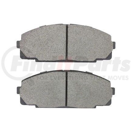 1000-1344M by MPA ELECTRICAL - Quality-Built Disc Brake Pad Set - Semi-Metallic