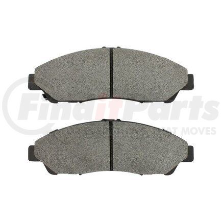 1000-1378M by MPA ELECTRICAL - Quality-Built Disc Brake Pad Set - Semi-Metallic