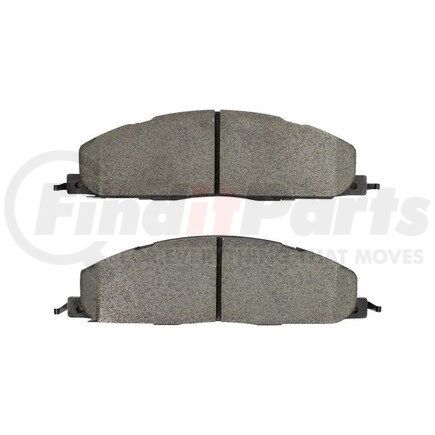 1000-1400M by MPA ELECTRICAL - Quality-Built Disc Brake Pad Set - Semi-Metallic