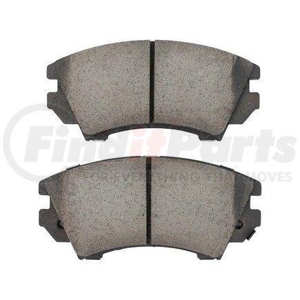 1000-1404M by MPA ELECTRICAL - Quality-Built Disc Brake Pad Set - Semi-Metallic