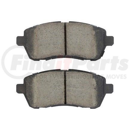 1000-1454M by MPA ELECTRICAL - Quality-Built Disc Brake Pad Set - Semi-Metallic