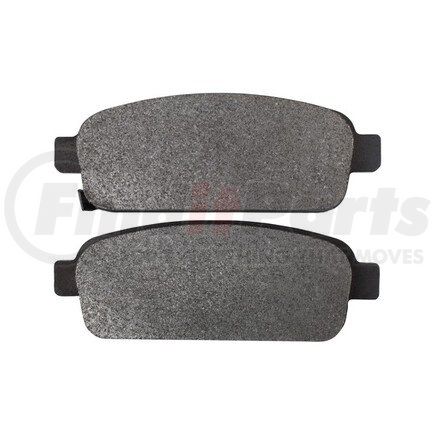 1000-1468M by MPA ELECTRICAL - Quality-Built Disc Brake Pad Set - Semi-Metallic