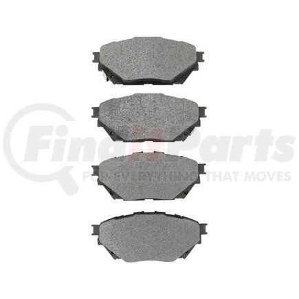 1000-1682M by MPA ELECTRICAL - Quality-Built Disc Brake Pad Set - Semi-Metallic