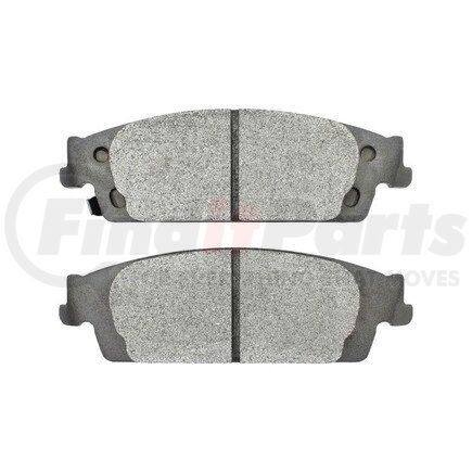 1000-1707M by MPA ELECTRICAL - Quality-Built Disc Brake Pad Set - Semi-Metallic