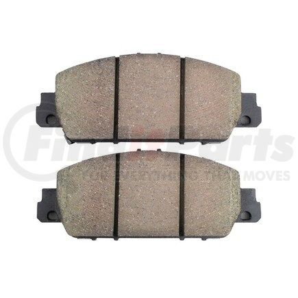 1000-1654M by MPA ELECTRICAL - Quality-Built Disc Brake Pad Set - Semi-Metallic