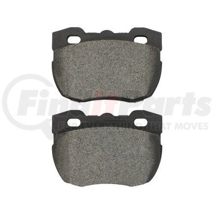 1001-0520AM by MPA ELECTRICAL - Quality-Built Premium Semi-Metallic Brake Pads w/ Hardware