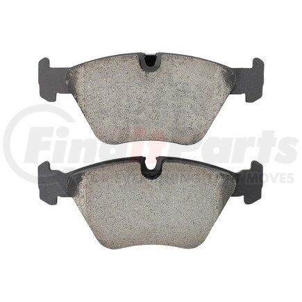 1001-0946M by MPA ELECTRICAL - Quality-Built Premium Disc Brake Pad Set - Semi-Metallic, with Hardware