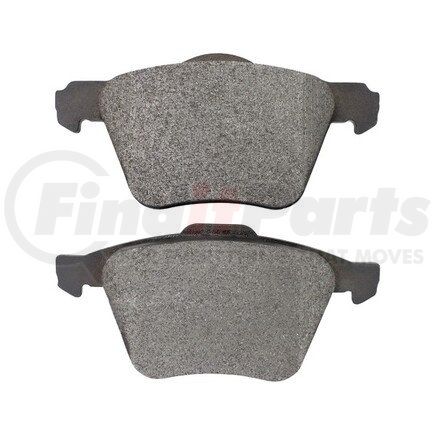 1001-1003M by MPA ELECTRICAL - Quality-Built Premium Disc Brake Pad Set - Semi-Metallic, with Hardware