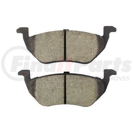 1001-1055M by MPA ELECTRICAL - Quality-Built Disc Brake Pad Set - Premium, Semi-Metallic