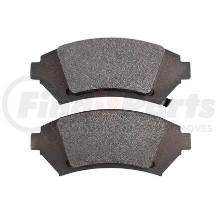 1001-1076M by MPA ELECTRICAL - Quality-Built Premium Semi-Metallic Brake Pads w/ Hardware