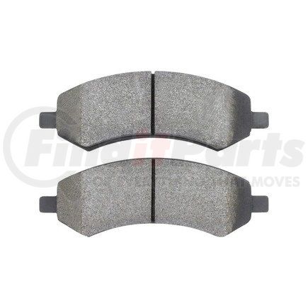 1001-1084M by MPA ELECTRICAL - Quality-Built Premium Semi-Metallic Brake Pads w/ Hardware