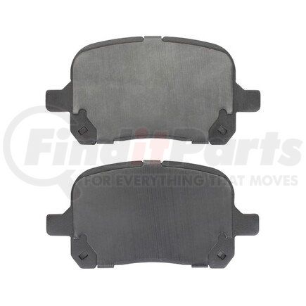 1000-0707M by MPA ELECTRICAL - Quality-Built Disc Brake Pad Set - Semi-Metallic