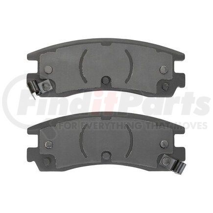 1000-0714C by MPA ELECTRICAL - Quality-Built Disc Brake Pad Set - Ceramic