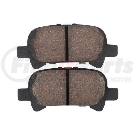 1000-0828M by MPA ELECTRICAL - Quality-Built Disc Brake Pad Set - Semi-Metallic