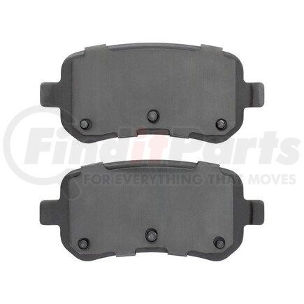 1000-1021M by MPA ELECTRICAL - Quality-Built Disc Brake Pad Set - Semi-Metallic