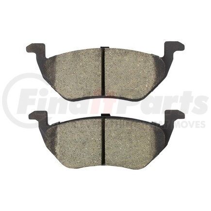 1000-1055M by MPA ELECTRICAL - Quality-Built Disc Brake Pad Set - Semi-Metallic